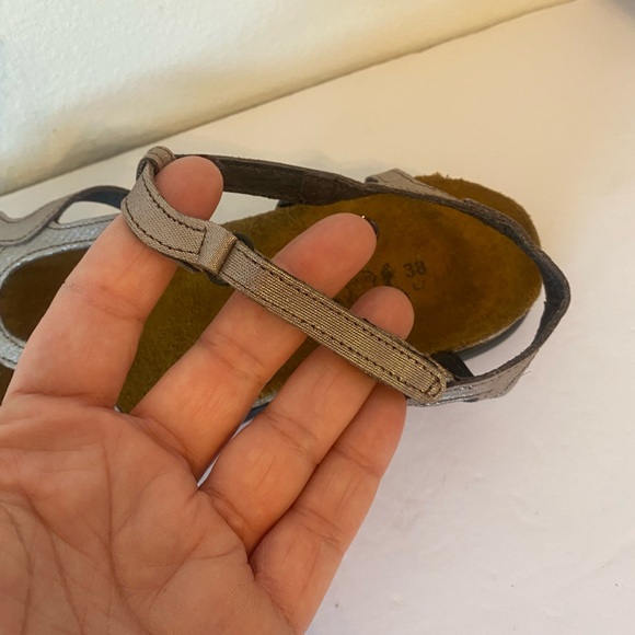 Naot Women's Dorith In Silver Threads Leather - 38 - Picture 11 of 11